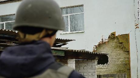 W czwartek pocisk został trafiony w przedszkole w Stanicy Ługańskiej w Donbasie na wschodzie Ukrainy.