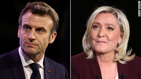 Macron i Le Pen w drodze do drugiej tury francuskich wyborów prezydenckich