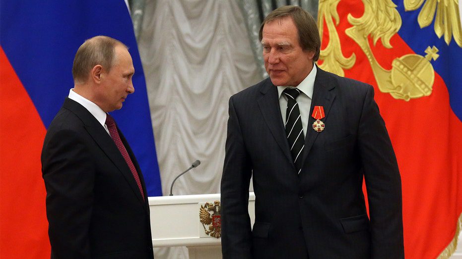 Prezydent Rosji Władimir Putin i biznesmen Siergiej Roldugin